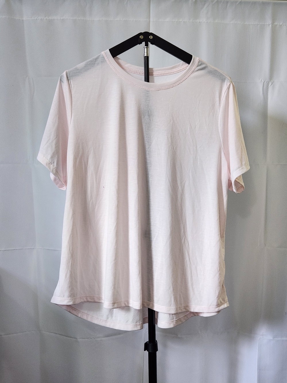 all in motion Pale Pink Short Sleeve Crewneck Athletic Tee